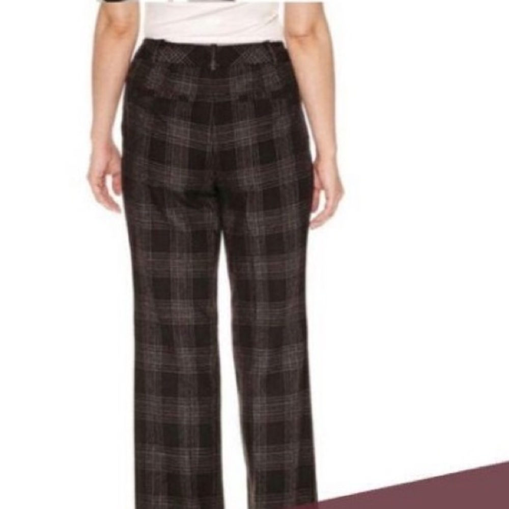 New Women’s Worthington Curvy Fit Trouser Leg Pants - Picture 2 of 2